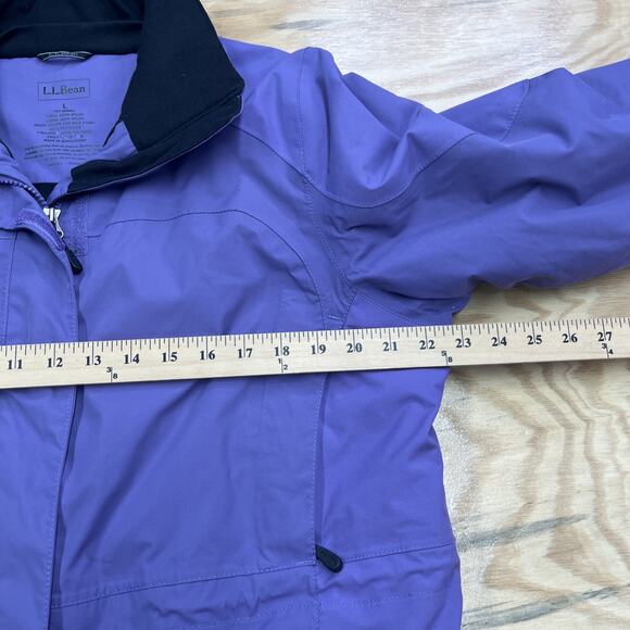 L.L. Bean Women’s Rugged Ridge Ski Jacket Full Zip Primaloft Purple Petite L - Picture 13 of 15